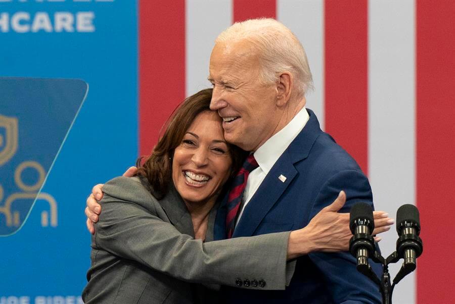 Kamala Harris agradece a Biden su apoyo y confirma que quiere ser candidata
